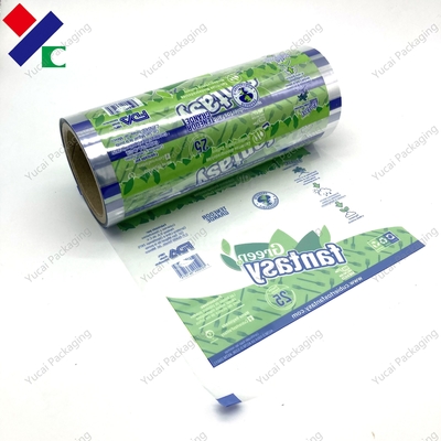 Custom Food Packaging Laminated Roll Film Printed For Cookies Plastic Pet Aluminum Foil Film
