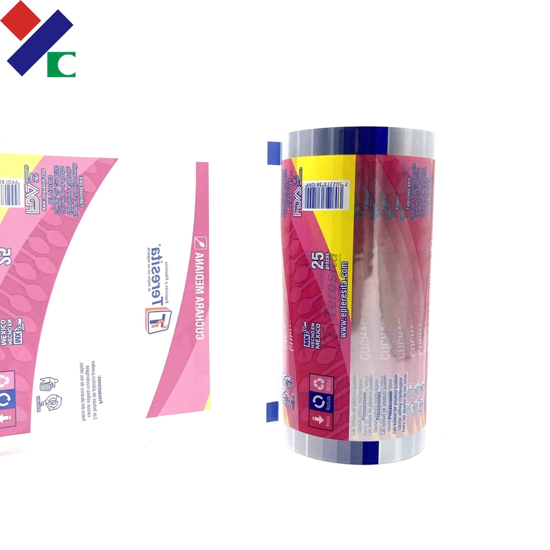 Clear Base Plastic Laminated Food Packaging Film Roll